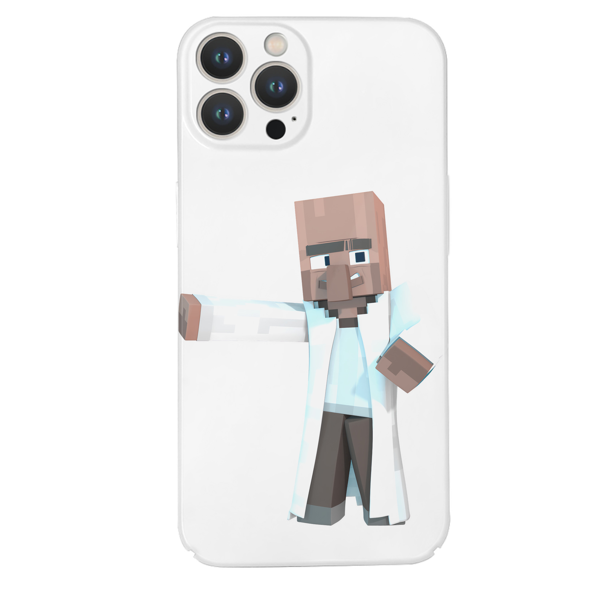 （画像用） マインクラフト ブロックの世界 Minecraft MC Block world 【iPhone 14シリーズ対応】ハードケース